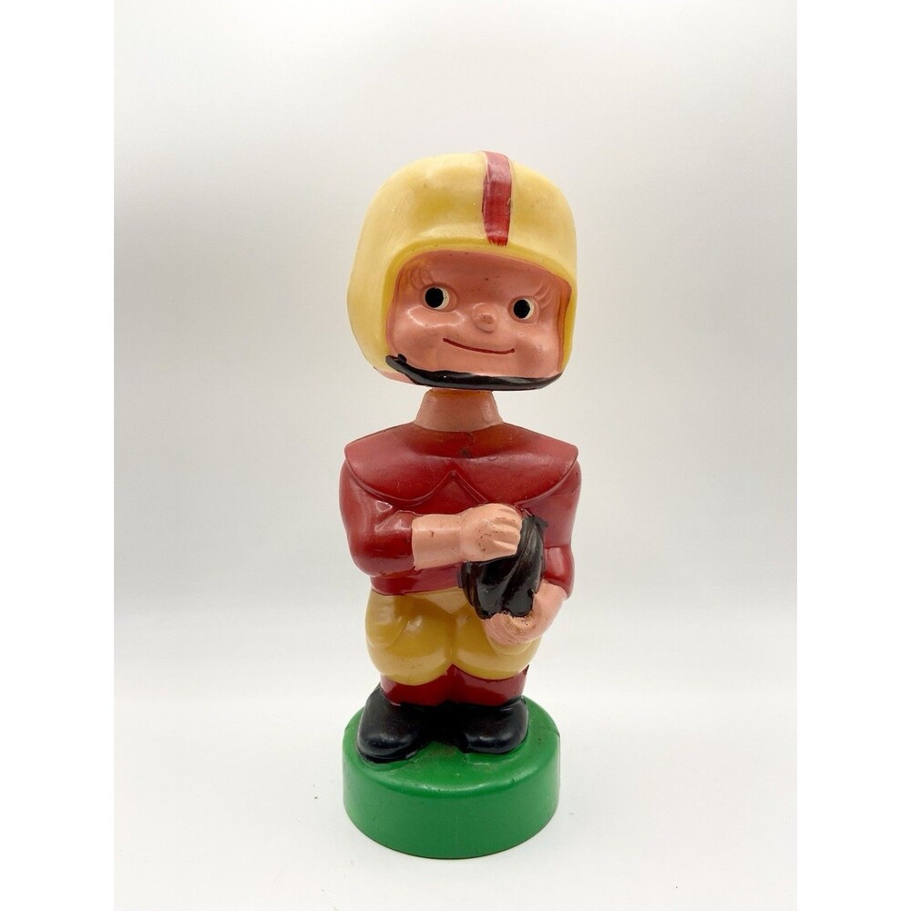 Vintage 1960’s Football Player Bobblehead Nodder Bank- No Cracks